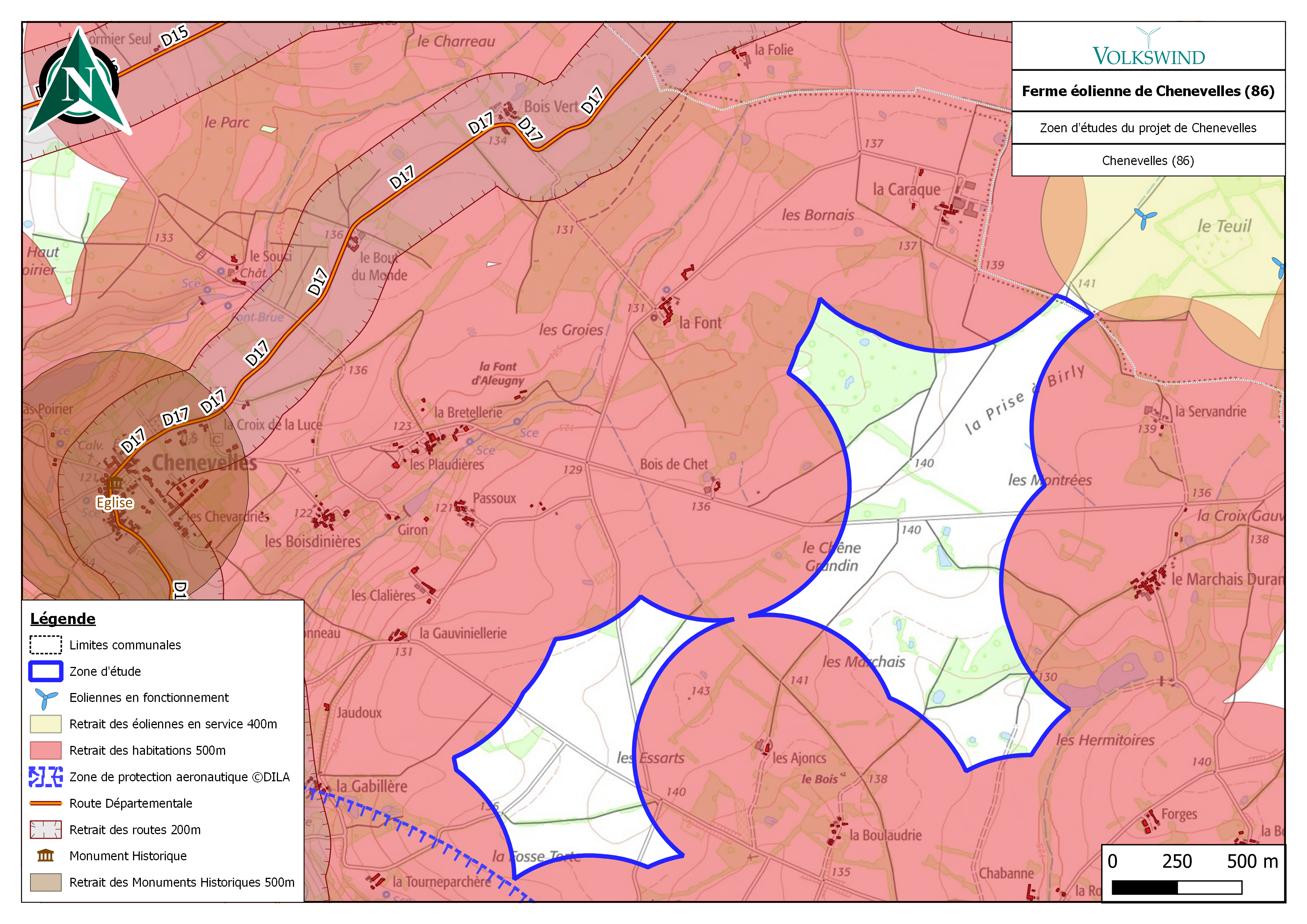 carte des contraintes
